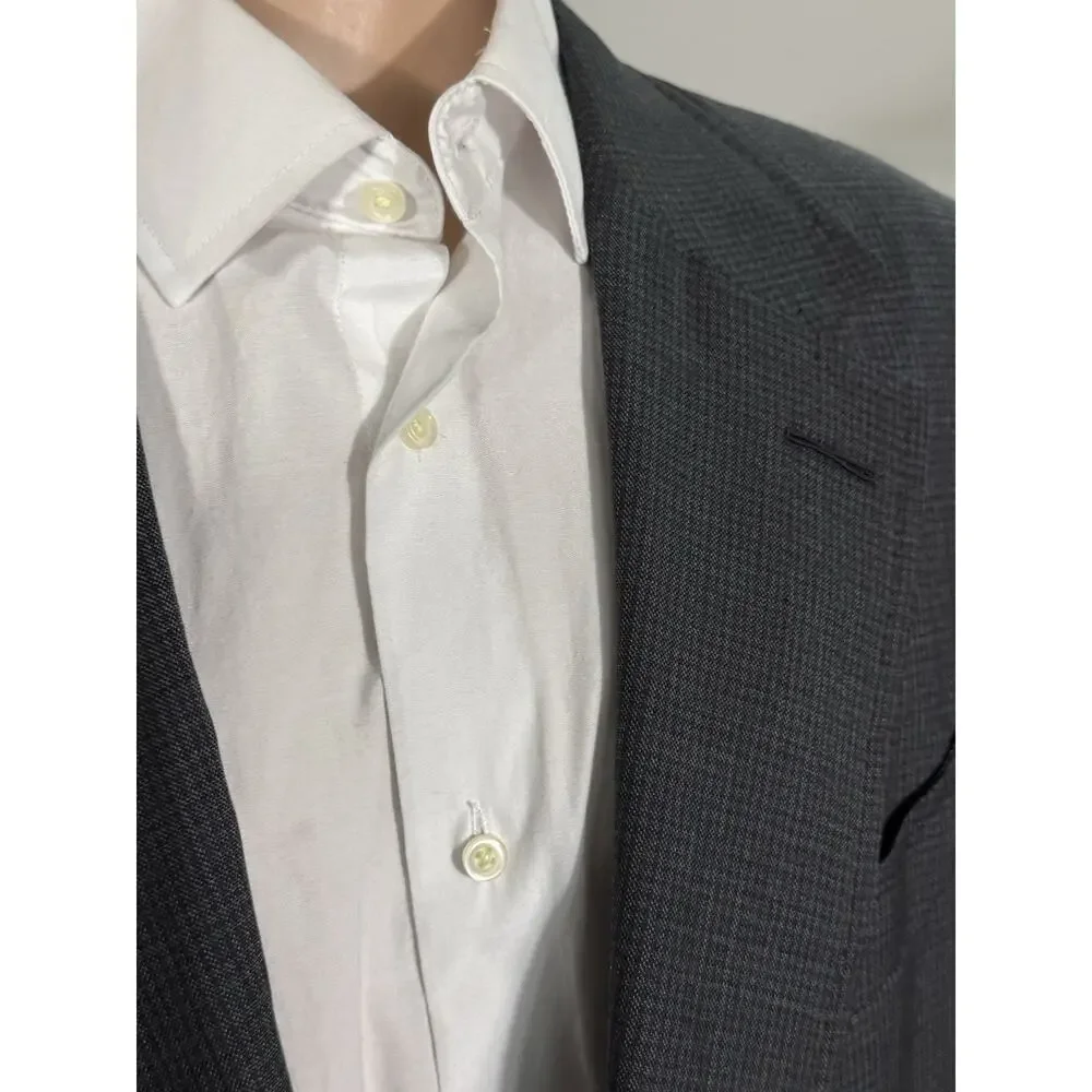 Tom Ford Gray Shelton Houndstooth Wool Sportcoat Blazer 52R Italy 42R US Men’s